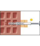 Miniatură CELO Multifunction frame plug MFR SB 14-110 SSKS, SB, hex-head surub cu integral saiba, zincat - imaginea 3