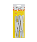 CELO Blister Nail plug NP 8-100 pre-assembled, SB countersunk plug cu countersunk surub (PZ3), zincat Celo