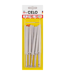 CELO Blister Nail plug NP 8-120 pre-assembled, SB countersunk plug cu countersunk surub (PZ3), zincat Celo