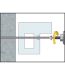 Miniatură CELO Window frame surub FBS 7,5-152 cap inecat (Ø11 mm, TX30), zincat - imaginea 4