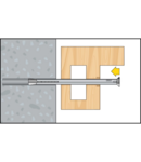 Miniatură CELO Metal frame plug MR 10-152 cu countersunk surub (PZ3) - imaginea 3