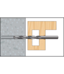 Miniatură CELO Blister Metal frame plug MR 10-152 cu countersunk surub (PZ3) - imaginea 3