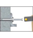 Miniatură CELO Nail plug NPZ 6x40 pre-assembled, zinc die casting - imaginea 4