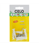 CELO Blister Plasterboard plug GKD made of fibre-glass reinforced nylon (PH2) cu cap bombat surub (PZ2) Celo