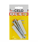 CELO Blister Plug cu hex-head wood surub FX 12 SKS Celo
