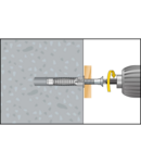Miniatură CELO Multi-purpose plug cu collar MZK 8 cu PZ Surub pentru PAL/lemn SPS 5,0x70 - imaginea 4