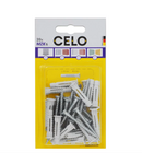 CELO Blister Multi-purpose plug cu collar MZK 6 cu PZ Surub pentru PAL/lemn SPS 4,5x40 Celo