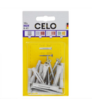 CELO Blister Multi-purpose plug cu collar MZK 6-41 cu PZ Surub pentru PAL/lemn SPS 4,5x50 Celo