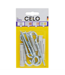 CELO Blister Multi-purpose plug cu collar MZK 8 cu round hook RH 5,0x86 Celo