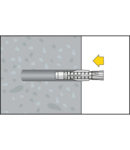 Miniatură CELO Universal plug cu collar AZK 10 - imaginea 3