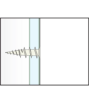 Miniatură CELO Blister Plasterboard plug GKD made of fibre-glass reinforced nylon - imaginea 4