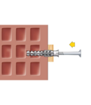 Miniatură CELO Multifunction frame plug MFR SB 10-60 TX, countersunk surub, zincat - imaginea 3