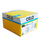 Miniatură CELO Gri flakes hammer-on Ø15-18 cable flange clip CC pentru flange 4-7,5mm - imaginea 3