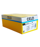 Miniatură CELO Gri flakes hammer-on Ø25-30 cable flange clip CC pentru flange 7,2-12mm - imaginea 3