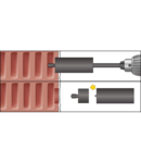 Miniatură CELO Core bit BST pentru perforated brick 39,0x220 mm - imaginea 3