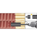 Miniatură CELO Adapter shank AD 200 mm, hexagon M16 - imaginea 4