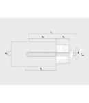 Miniatură CELO Anchor stud VA AST M 20-260, otel inoxidabil A4 - imaginea 2