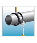 Miniatură CELO Colier metalic cu garnitura EPDM RIF M8+M10 Ø28 zincat - imaginea 4