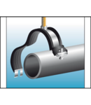Miniatură CELO Colier metalic cu garnitura EPDM RIF M8+M10 Ø40 zincat - imaginea 2