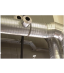 Miniatură CELO Ventilation Colier metalic pentru teava cu garnitura EPDM M8+M10 VIE Ø560 mm steel zincat - imaginea 2