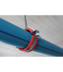Miniatură CELO Sliding Colier metalic pentru teava cu garnitura EPDM M8+M10 RID Ø54 mm steel zincat - imaginea 4