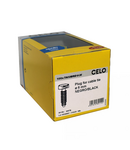 Miniatură CELO Colier plastic wall plug Ø6 negru - imaginea 2
