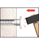 Miniatură CELO Colier plastic wall plug Ø8 negru - imaginea 4