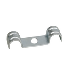 CELO Double hole pipe strap DF clip Ø7 mm steel zincat Celo