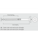 Miniatură CELO Construction surub BMax 6x40/32 wafer head, TX30, zincat albastru - imaginea 4