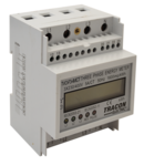 Miniatură Contor trifazat energie el.,afisaj LCD, pt.reductoare,4 mod. TVO-F3-4MCT 400V / 5 A CT Pd=3W - imaginea 3