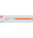 Cablul de semnalizare rezistent la foc Helukabel JE-H(St)H Bd FE180/E30-E90 2x2x0.8 mm terta portocaliu Helukabel