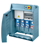 Q-BOX 4 - CU FISA DE ALIMENTARE - CABLATA - 4 2P+E 16A - IP55 Gewiss