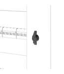 ÎNCUIETOARE DE SCHIMB - TABLOU DE DISTRIBUTIE CU MONTARE PE PERETE - QDX 630 H - PENTRU USI TRANSPARENTE SI MATE Gewiss