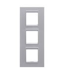PLACA INTERNATIONALA LUX - TEHNOPOLIMER VOPSIT - 2+2+2 MODULE VERTICALE - TITAN MONOCROM - CHORUSMART Gewiss