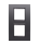 PLACA INTERNATIONALA LUX - IN TEHNOPOLIMER VOPSIT - 2+2 MODULE VERTICAL - ABSOLUT GRESIE - CADRU INTERIOR GRESIE MATA - CHORUSMART Gewiss