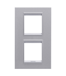 PLACA INTERNATIONALA LUX - TEHNOPOLIMER VOPSIT - 2+2 MODULE VERTICALE - TITAN MONOCROM - CHORUSMART Gewiss
