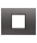 PLACA LUX - IN METAL - 2 MODULE - GUNBARREL - CADRU INTERIOR MATT GUNBARREL - CHORUSMART Gewiss