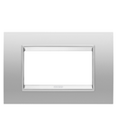 PLACA LUX - IN METAL - 4 MODULE - GRI MAGNETIC - CADRU INTERIOR GRI MAGNETIC MAT - CHORUSMART Gewiss