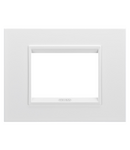 PLACA DE LUX - IN TECHNOPOLYMER - 3 MODULE - ALB MONOCROM - CHORUSMART Gewiss