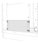 PANOU FRONTAL AERAT - QDX - 600X200 MM Gewiss