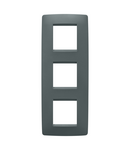 PLACA INTERNATIONALA ONE - IN TEHNOPOLIMER VOPSIT - 2+2+2 MODULE VERTICAL - TURCOAZ - CHORUSMART Gewiss