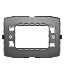 SUPORT STANDARD ITALIAN - 3 CIRCUITE - PENTRU PLACA INTELIGENTA EGO (COMPATIBILA CU TOATE CELELALTE LINII CHORUSMART) - CHORUSMART Gewiss