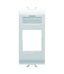 ADAPTOR PENTRU CONECTORI DE DATE CARCASA - TIP AMP/MUFA TRAPEZOIDALA - 1 MODUL - ALB SATINAT - CHORUSMART Gewiss