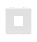 ADAPTOR PENTRU CONECTORI DE DATE CARCASA - TIP AMP/MUFA TRAPEZOIDALA - 2 MODULE - ALB SATINAT - CHORUSMART Gewiss