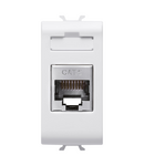 PRIZA RJ45 - CATEGORIA 6 - FTP - 1 MODUL - ALB SATINAT - CHORUSMART Gewiss