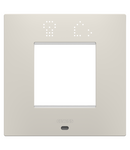 PLACA INTERNATIONALA EGO SMART - IN TEHNOPOLIMER VOPSIT - 2 MODULE - BEJ NATURAL - CHORUSMART Gewiss