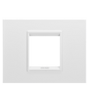 PLACA DE LUX - IN TECHNOPOLYMER - 2 MODULE - ALB MONOCROM - CHORUSMART Gewiss