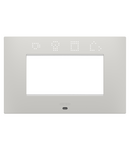 PLACA INTELIGENTA EGO - IN TEHNOPOLIMER VOPSIT - 4 MODULE - ARGILA - CHORUSMART Gewiss