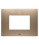 PLACA INTELIGENTA EGO - IN TEHNOPOLIMER VOPSIT - 3 MODULE - CUPRU MOALE - CHORUSMART Gewiss