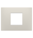 PLACA EGO - ÎN TEHNOPOLIMER - 2 MODULE - BEJ NATURAL - CHORUSMART Gewiss